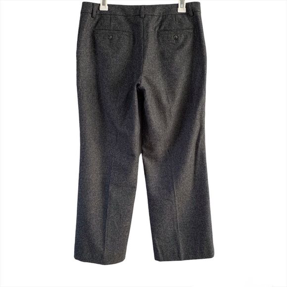 100% Virgin Wool Pants Straight Leg Pendleton Slacks Gray Size 8 Medium - Picture 7 of 9